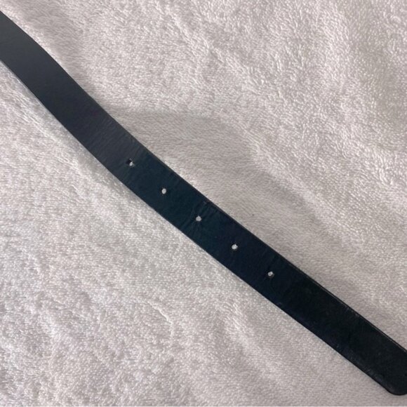 H&M Divided Black Leather Belt - Picture 5 of 12